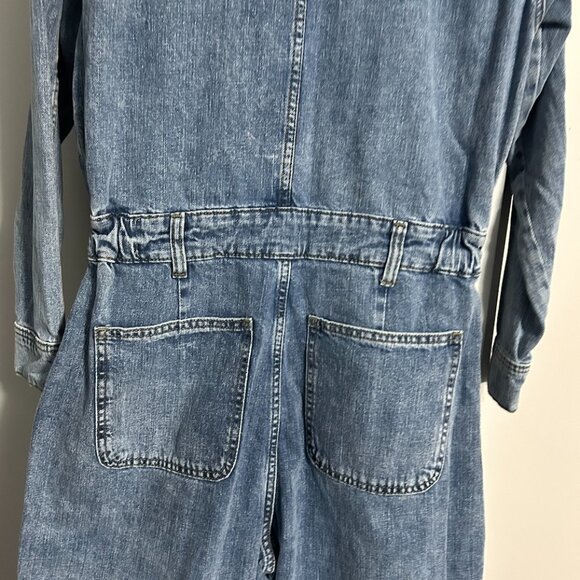 NWT Universal Thread Utility Baggy Denim Jumpsuit Women's Size 10 - Picture 11 of 14